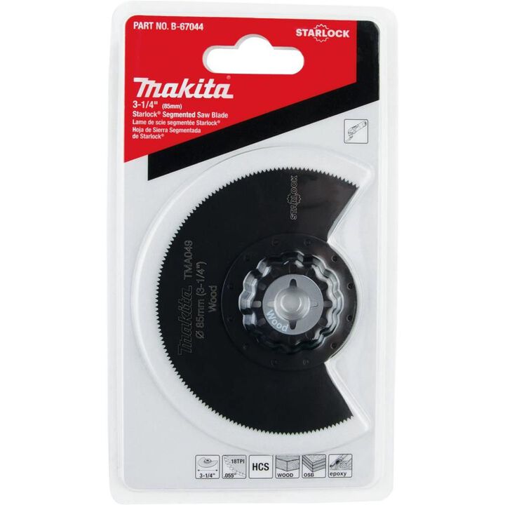 Makita 3-1/4in Starlock Segmented Saw Blade, large image number 2
