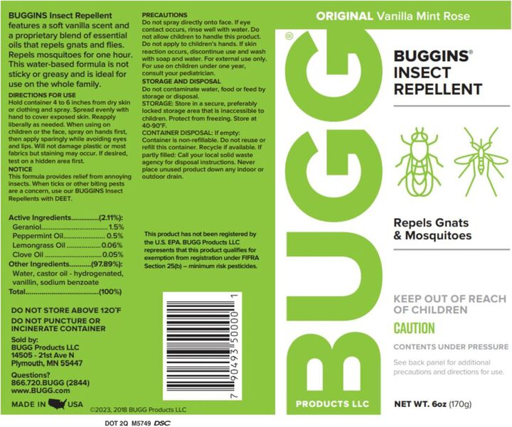 Buggins 4 Oz Pump Spray Original Gnat and Mosquito Insect Repellent, 12 Pieces, large image number 2