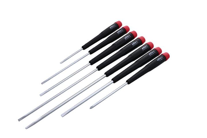 Wiha Precision Slotted and Phillips Screwdriver Set 7 Pieces