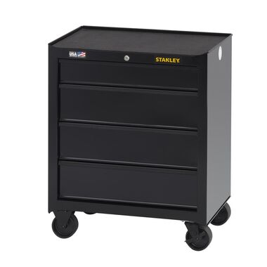 Stanley 26 in. W 100 Series 4-Drawer Rolling Tool Cabinet, large image number 2