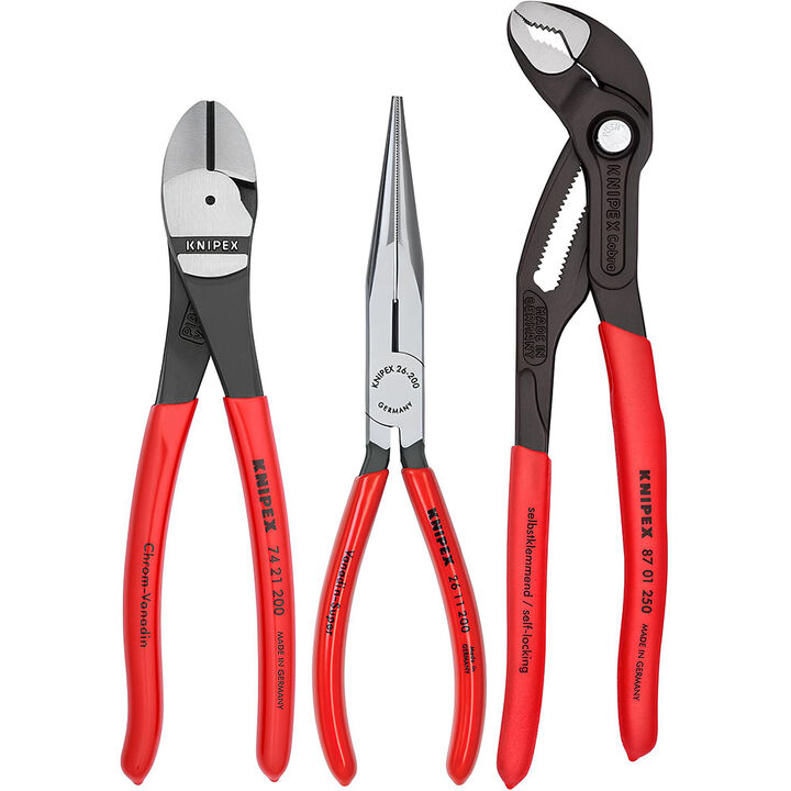 Knipex Kraft Pliers Set 2 Universal 3pc