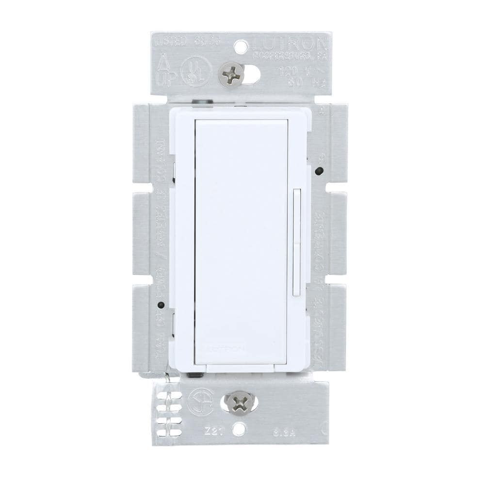 Lutron Maestro 120V 600W Gloss White Multi-Location Dimmer Switch, large image number 2