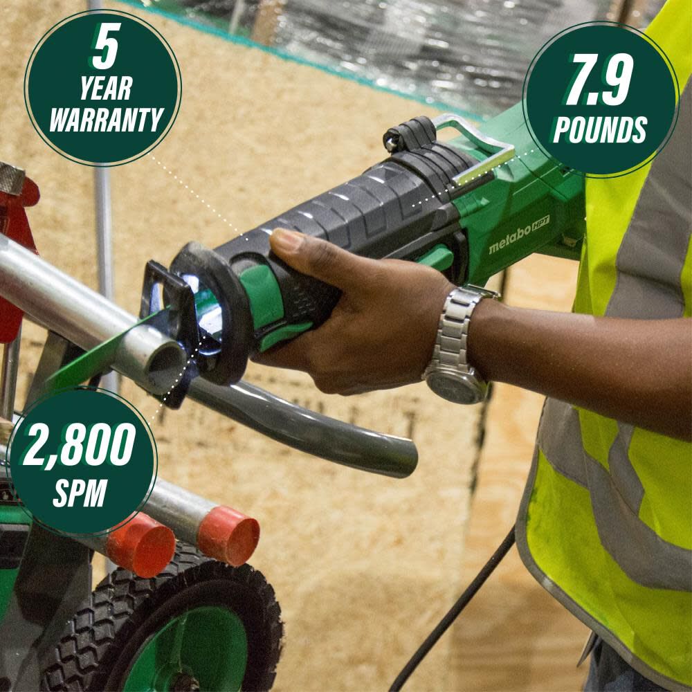 Metabo HPT Promotional 11 Amp Reciprocating Saw, large image number 2