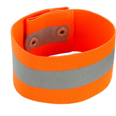 Ergodyne Reflective Orange Arm/Leg Band - Button Snap Closure, large image number 0