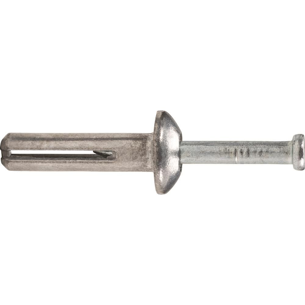 DEWALT Zamac Nailin 1/4 x 1-1/2 Inch Mushroom Head Hammer-Drive Anchor 100 Pieces, large image number 1