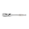 GEARWRENCH 1/4in Drive 90-Tooth Locking Flex Head Teardrop Ratchet 7in, small image number 3