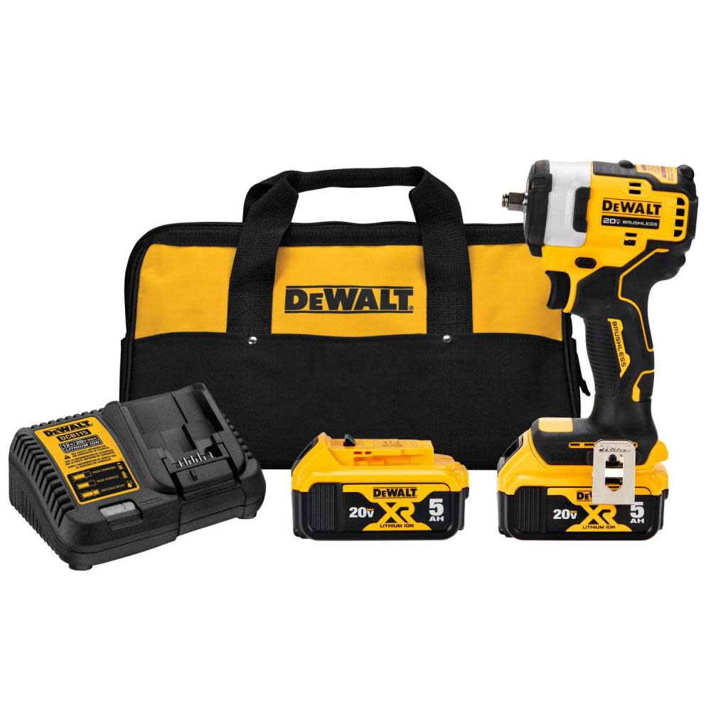 DEWALT 20V MAX Impact Wrench 3/8in Cordless Hog Ring Anvil Kit – DCF913P2