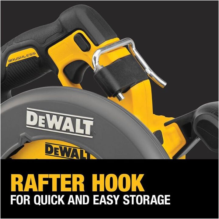 DEWALT 60V MAX 7-1/4 Inch Cordless Saw & 20/60V MAX Li-Ion Battery Bundle, large image number 4