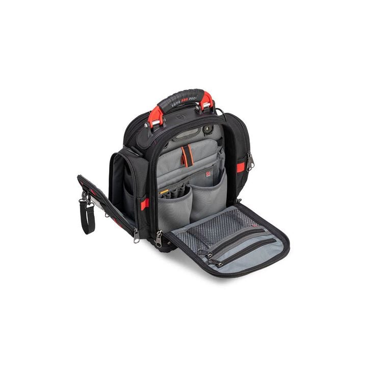 Veto Pro Pac 40 Lbs Zippered Compact Service Tool Bag, Black/Red, large image number 13