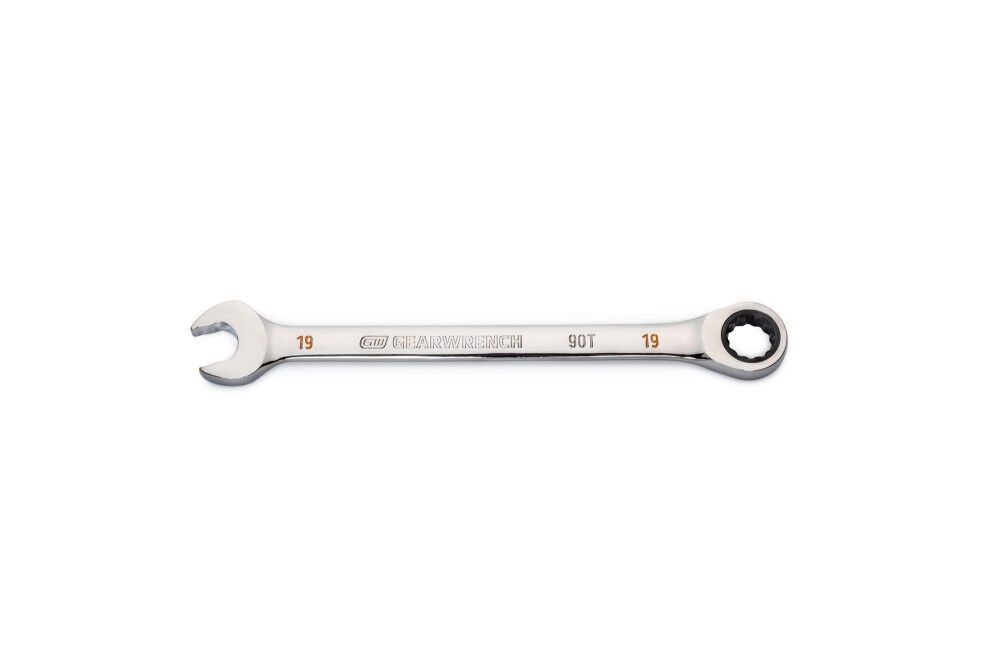GEARWRENCH 19mm 90T 12 Point Ratcheting Combination Wrench, large image number 4