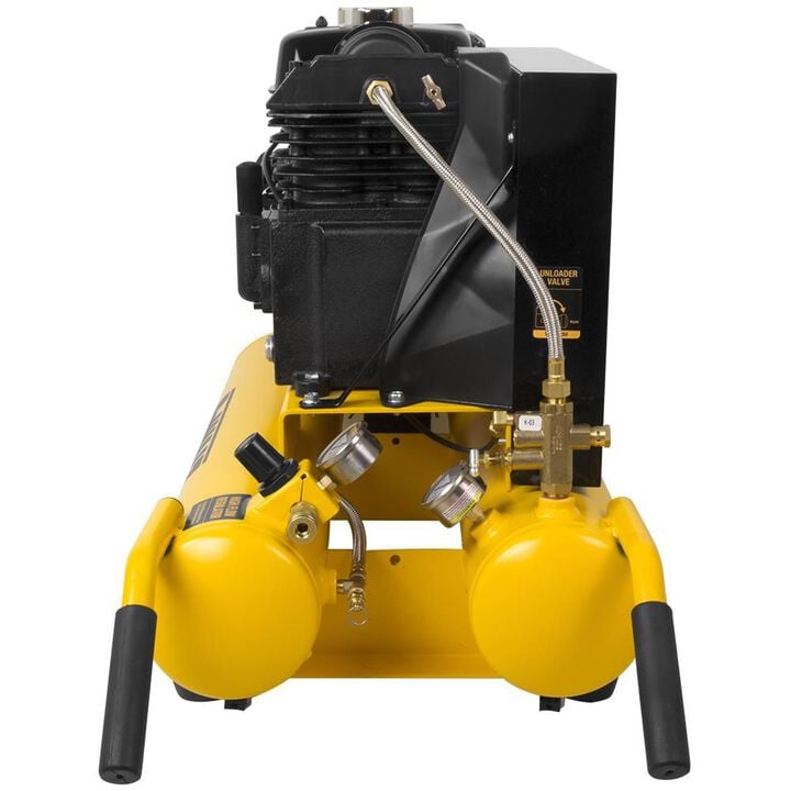 DEWALT 8 Gallon Portable 150 PSI Gas Twin Stack Air Compressor, large image number 7