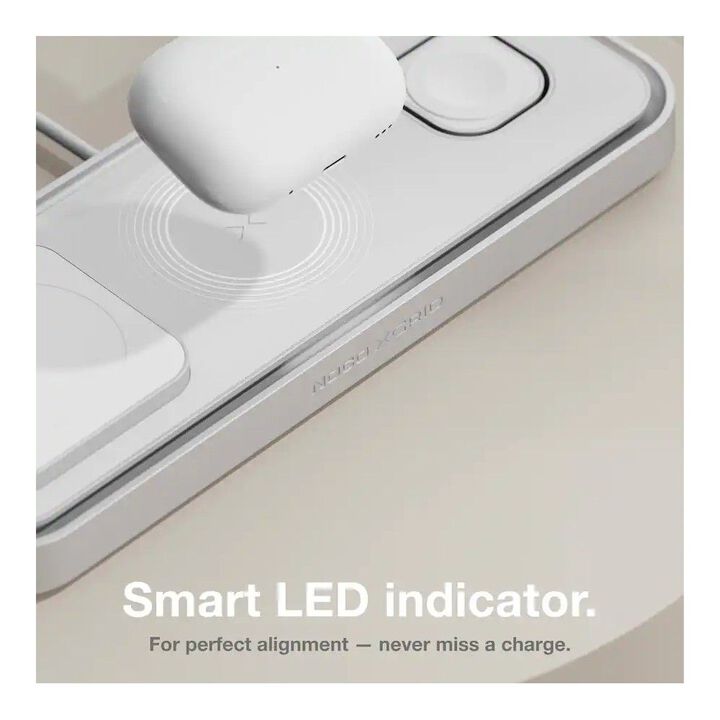 Noco 3-In-1 Qi2 15W Wireless Charging Pad Silver, large image number 7