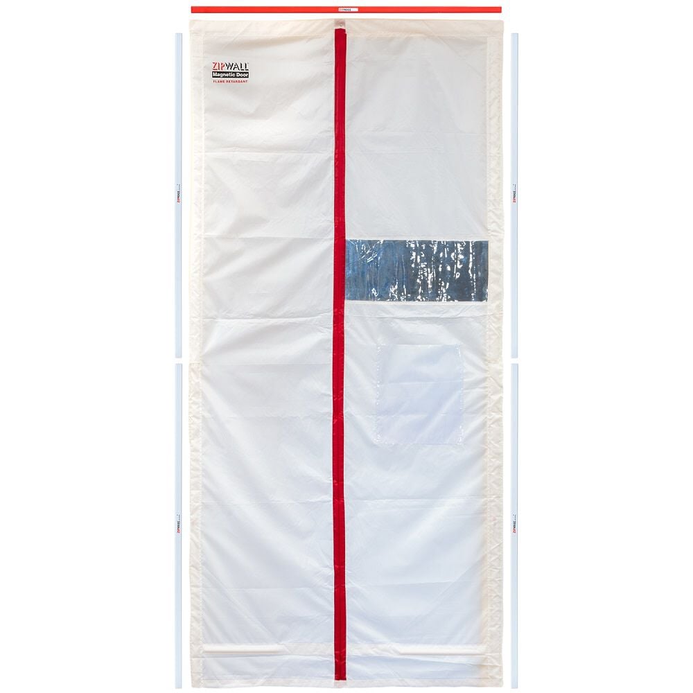 Zipwall Steel Frame Magnetic Door Kit, large image number 1