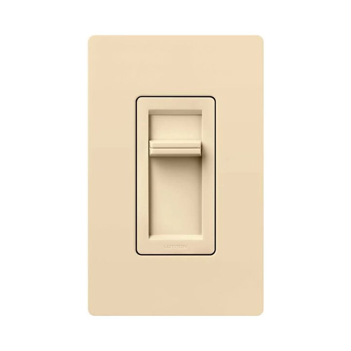 Lutron Lumea 120V 150W 1P Gloss Ivory Slide Dimmer Switch