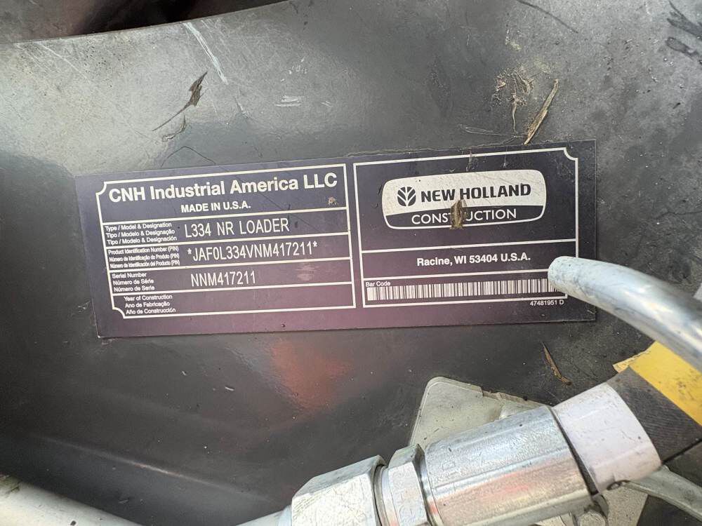 New Holland L334 90HP Wheeled Skid Steer Loader Used 2022, large image number 17