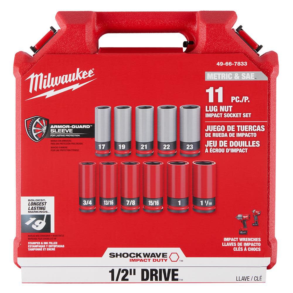Milwaukee store wheel sockets