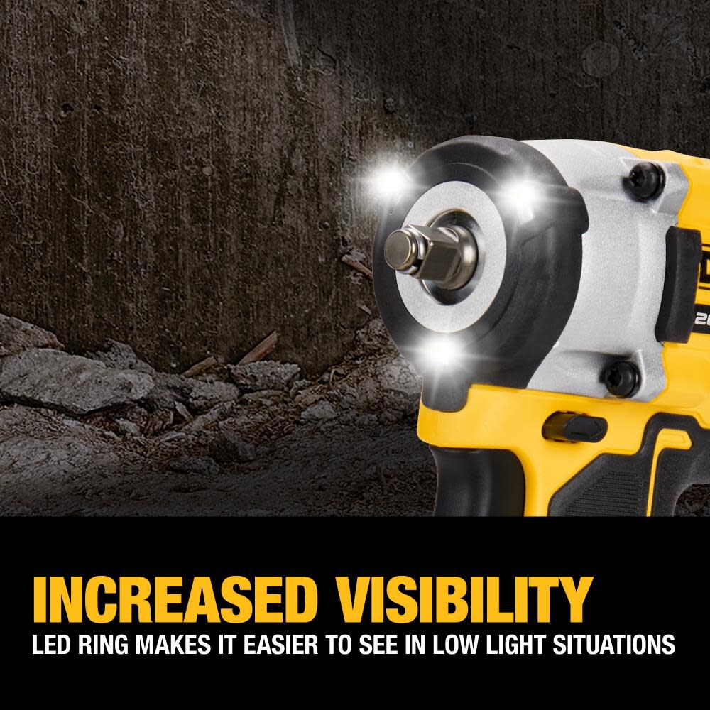 DEWALT ATOMIC 20V MAX Impact Wrench Hog Ring Anvil Kit 3/8in DCF923P2