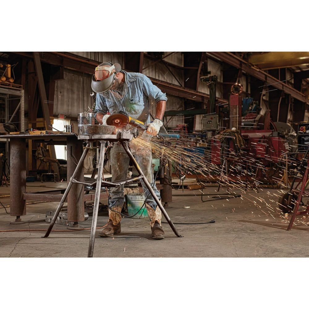 DEWALT 7in Small Angle Grinder Rat Tail with Kickback Brake No Lock On, large image number 9