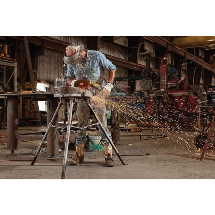 DEWALT 7in Small Angle Grinder Rat Tail with Kickback Brake No Lock On, large image number 8