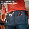 Klein Tools 6-Pocket Tool Apron, Gray, small image number 5
