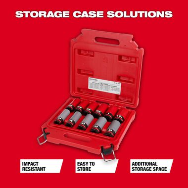 Milwaukee SHOCKWAVE Impact Duty Socket 1/2 Drive SAE & Metric Lug 