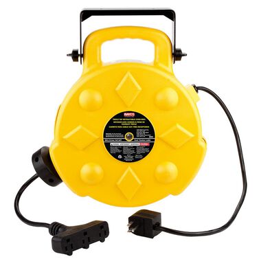 Bayco Products Professional 50 Ft. Triple-Tap Retractable Reel