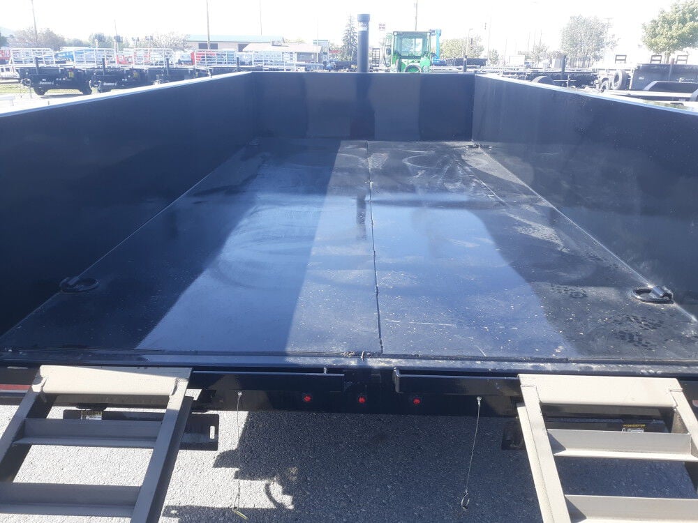 Diamond C 14 Ft. x 82 Inch Heavy Duty Low Profile Telescopic Dump Trailer, large image number 9
