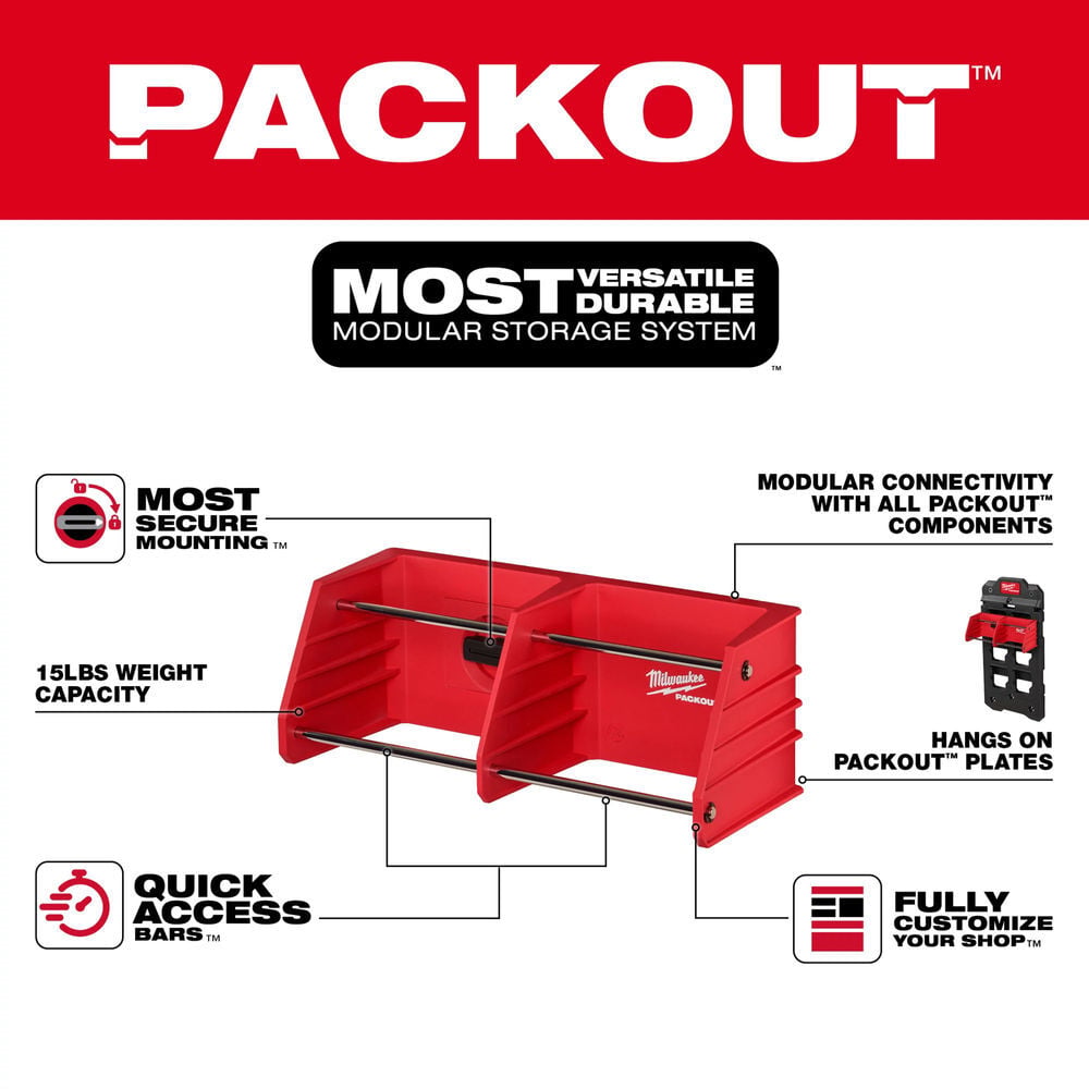 Milwaukee PACKOUT Tool Rack, large image number 7