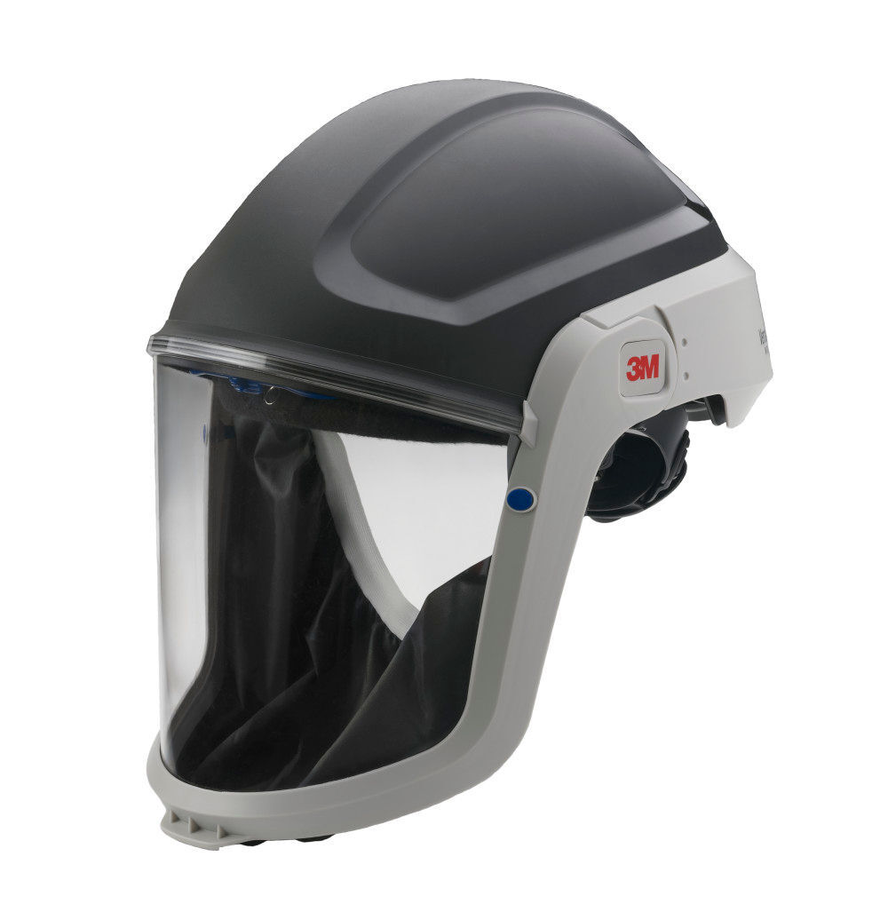 3M Versaflo Respiratory Hard Hat Assembly M-307 with Premium Visor and Faceseal, large image number 2
