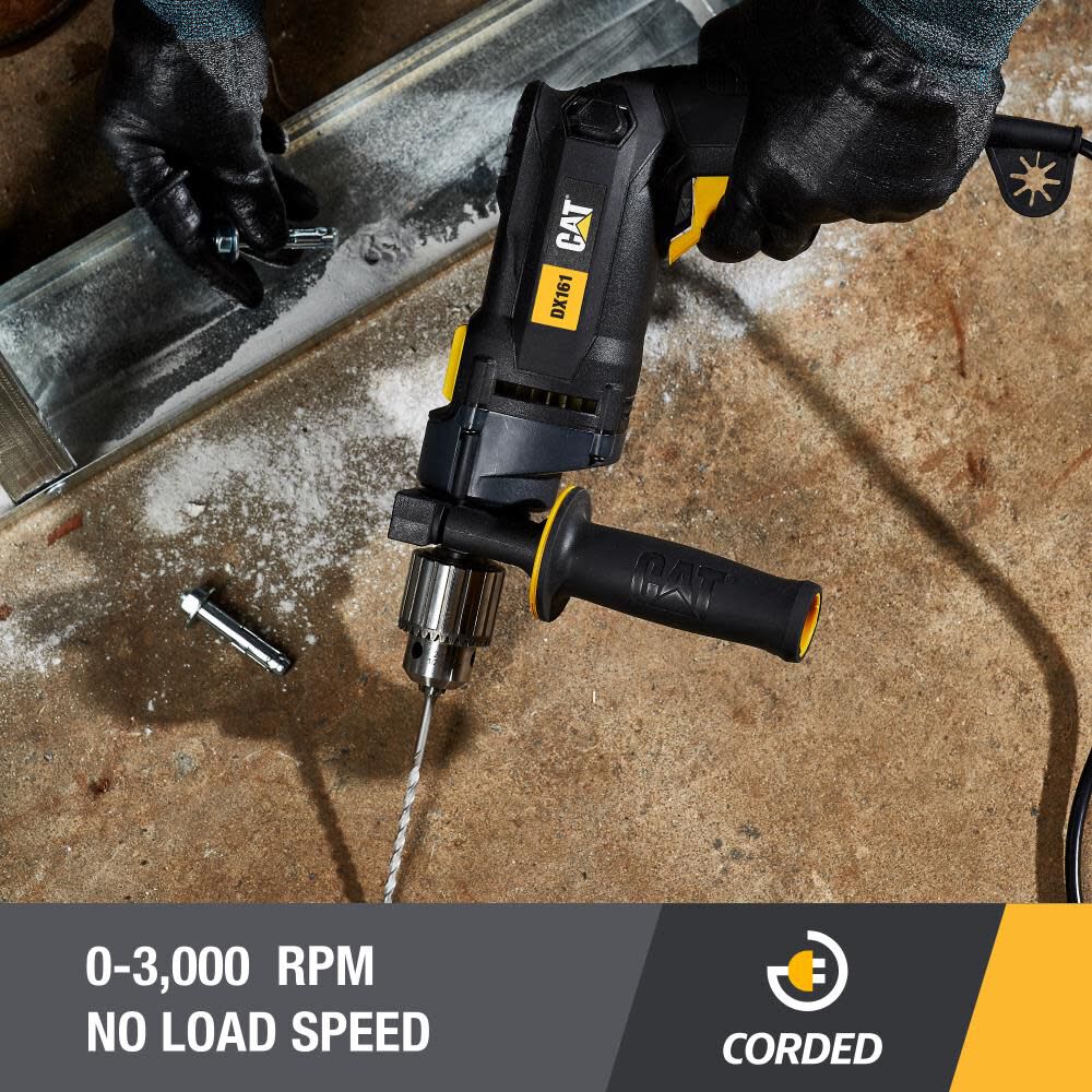 CAT DX161U 8.5-Amp 1/2 in Corded Hammer Drill, large image number 8