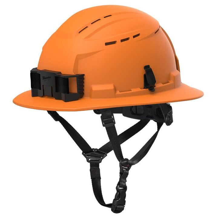 Milwaukee BOLT Full Brim Vented Safety Helmet  Type 2, Class C Orange