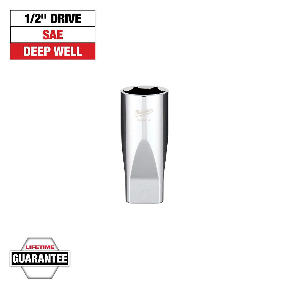 Milwaukee 1/2in Drive 1in Deep Socket, large image number 9