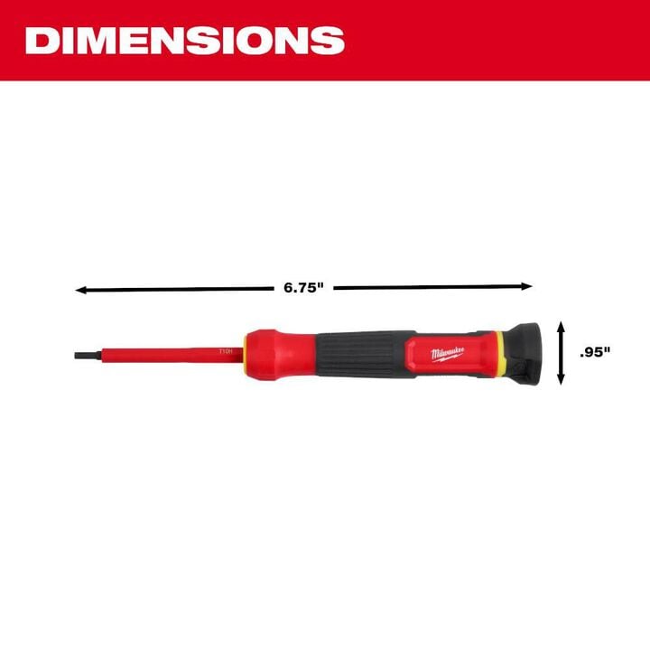 Milwaukee 8-in-1 1000V Insulated Precision Multi-Bit Screwdriver Set, large image number 2