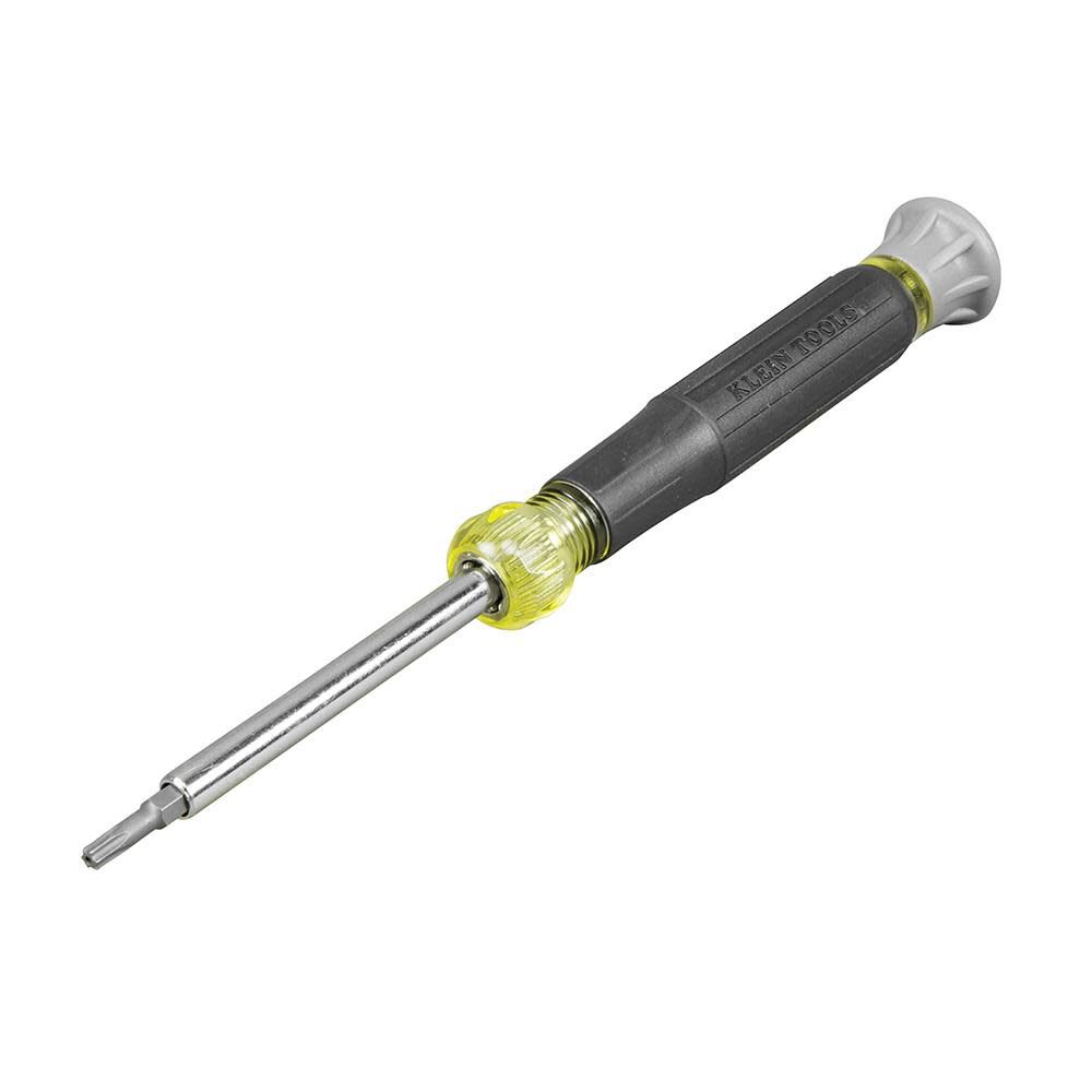 Klein Tools 4-in-1 Multi-Bit Tamperproof Electronics Screwdriver with TORX Bits, large image number 3