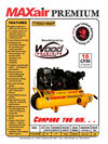 MAXair Air Compressor Twin Tank 6.5 HP, small image number 2