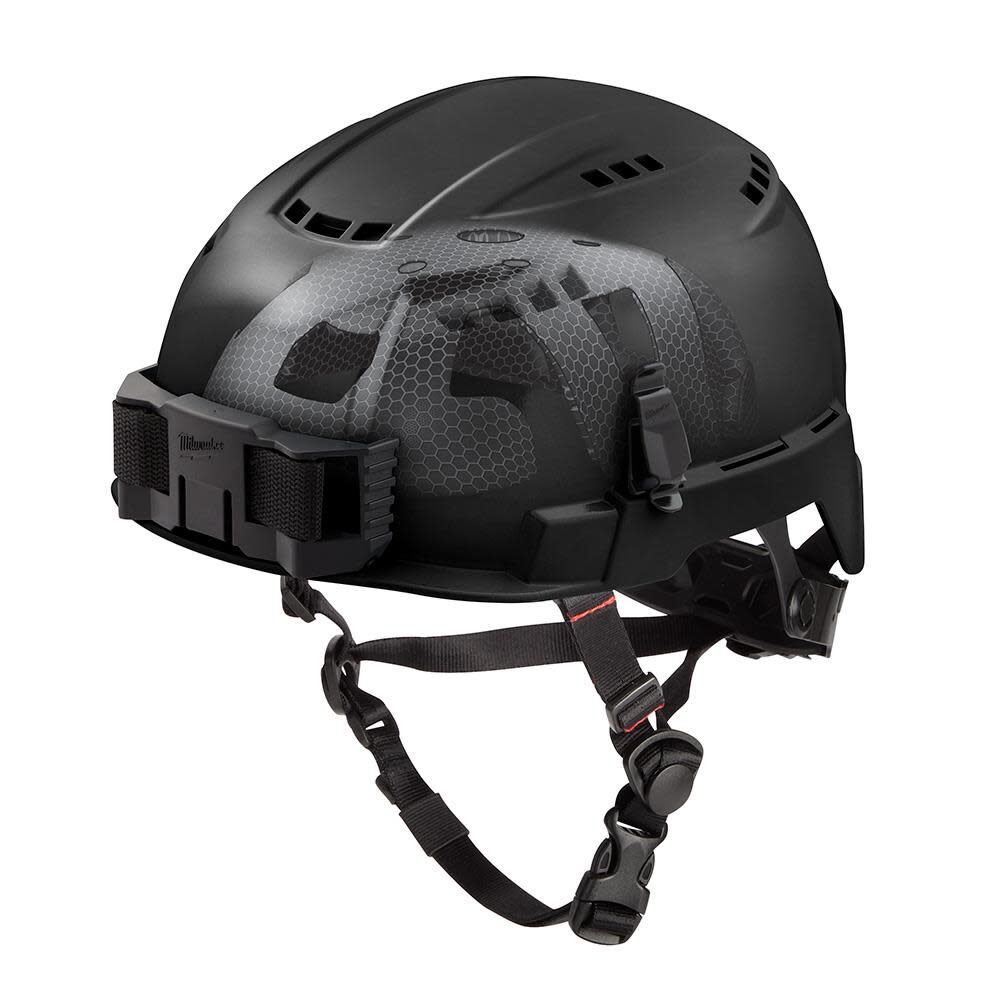 Milwaukee BOLT Black Vented Safety Helmet with IMPACT ARMOR Liner (USA)-Type 2, Class C - 48-73-1360
