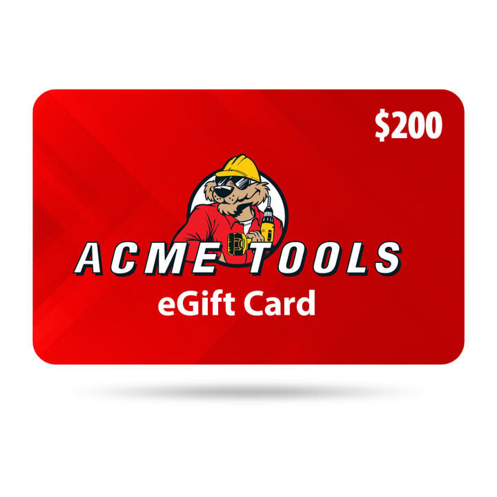 Acme Tools $200 Gift Card - Email Delivery