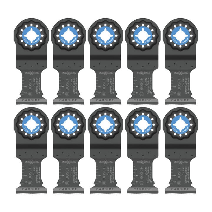 Bosch 1-1/4 Inch Starlock Oscillating Multi Tool Carbide Plunge Cut Blade 10 Pk., large image number 3