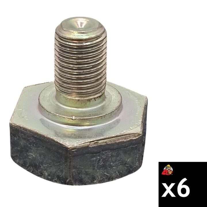 Kubota Parts M12 x 1.25 x 18 mm Blade Mounting Bolt 6-Pack