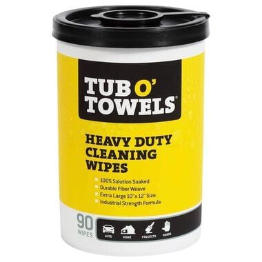 Tub O Towels Heavy Duty Cleaning Wipes 90qty