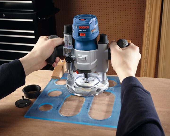 Bosch Plunge Base for GKF125CE Palm Router, large image number 9