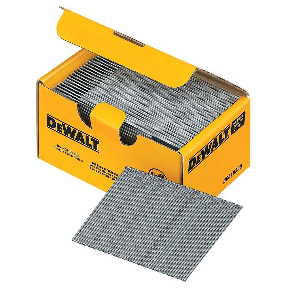 DEWALT 16-Gauge 1-1/4 Inch & 2-1/2 Inch Angled Finish Nails Bundle, large image number 4