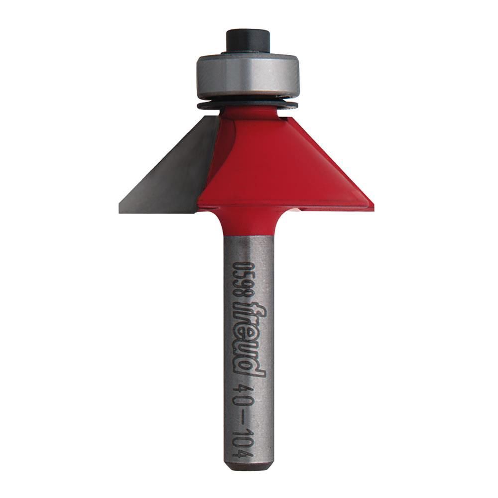 Freud 1-11/32 In. (Dia.) Chamfer Bit with 1/4 In. Shank, large image number 1