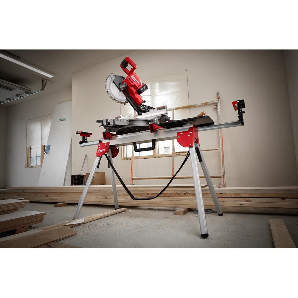 Milwaukee miter saw clearance stand with wheels