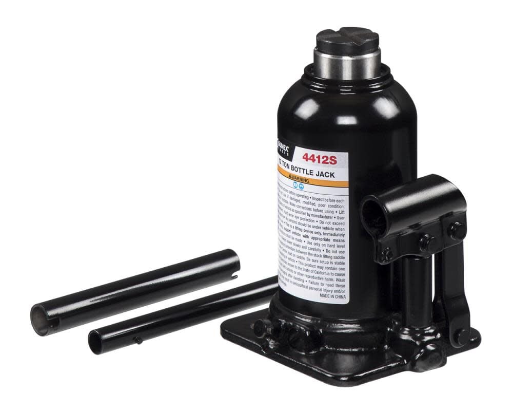 Sunex 12 Ton Short Bottle Jack – 4412S1