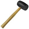 Kraft Tool Co 1-3/4 Lb Rubber Mallet Black, small image number 2