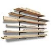 Bora Portamate Wood Rack 6 Tier Wall Mounted Gray/Black, small image number 3