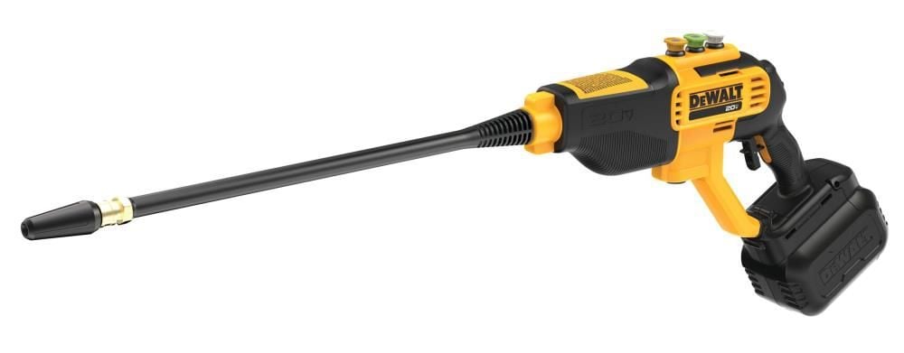 DEWALT 20V Max 550 PSI 1.0 GPM Battery Powered Cold Water Power Cleaner with 4 Spray Nozzles 5.0Ah Kit, large image number 4
