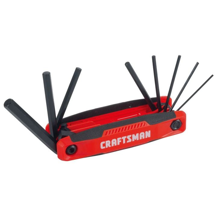 CRAFTSMAN 8-Key Metric Folding Hex Key Set, large image number 1