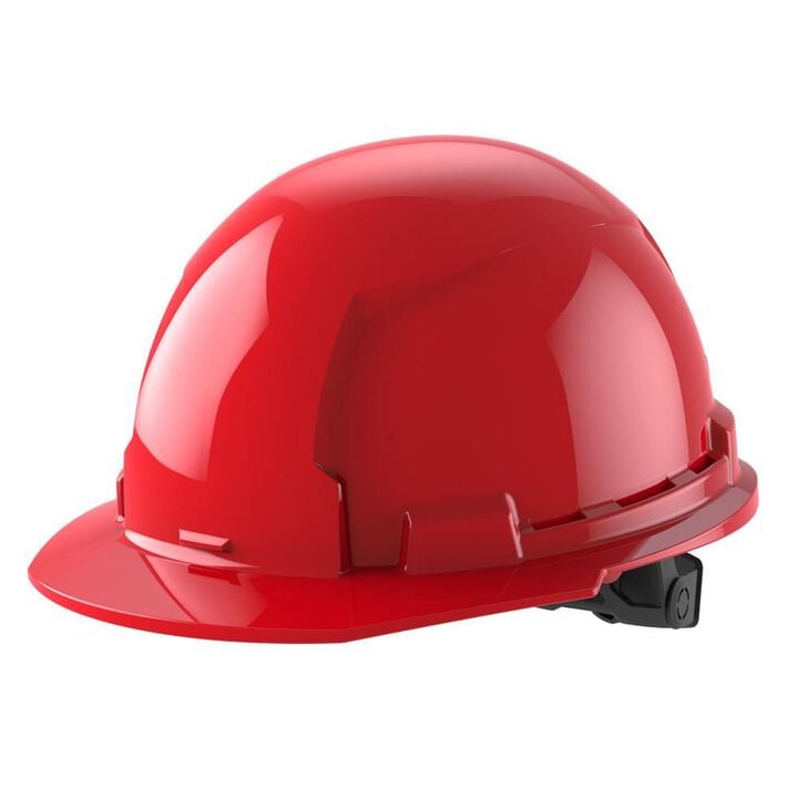 Milwaukee Red Front Brim Hard Hat with 6pt Ratcheting Suspension Type 1 Class E